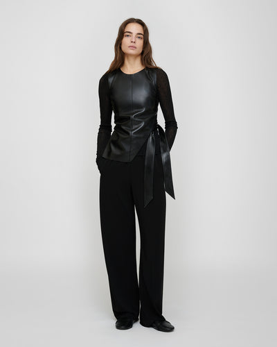 Komal - Okobor/Mesh Jersey Tank - Black