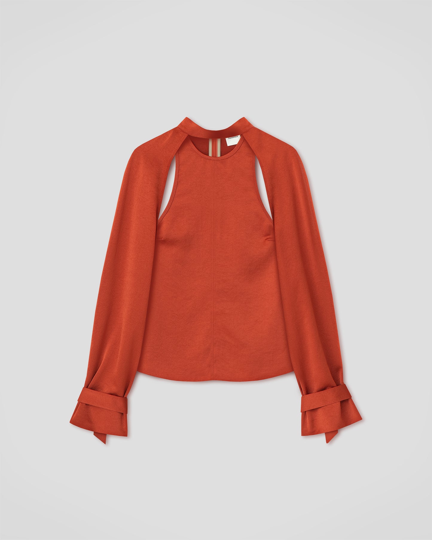 Veta - Crisp Satin Tank - Rouge