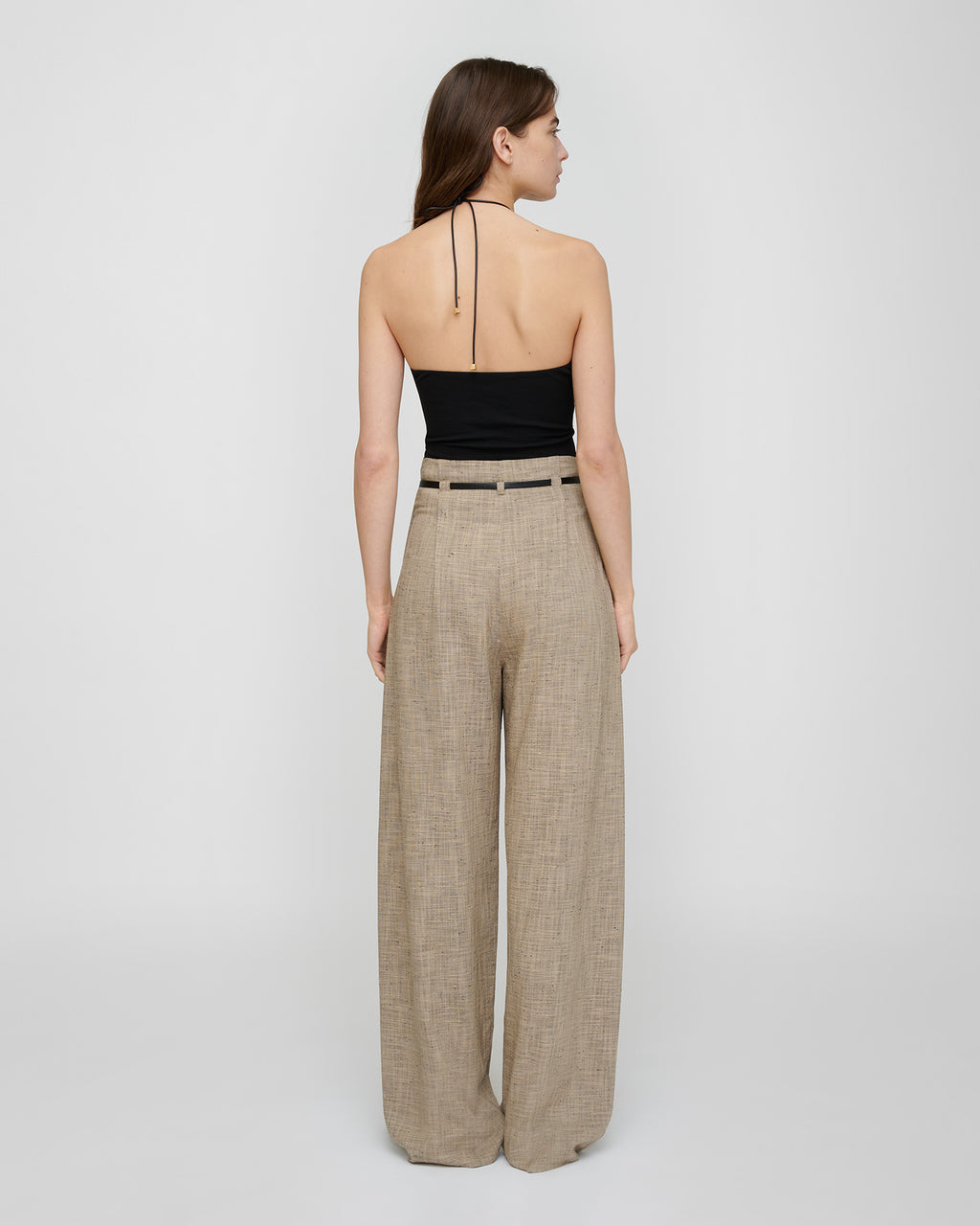 Shila - Mesh Jersey Top - Black