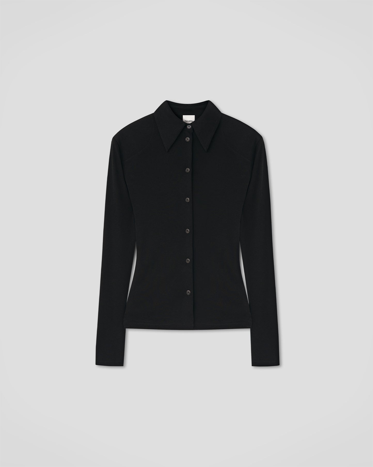 Haimi - Mesh Jersey Shirt - Black