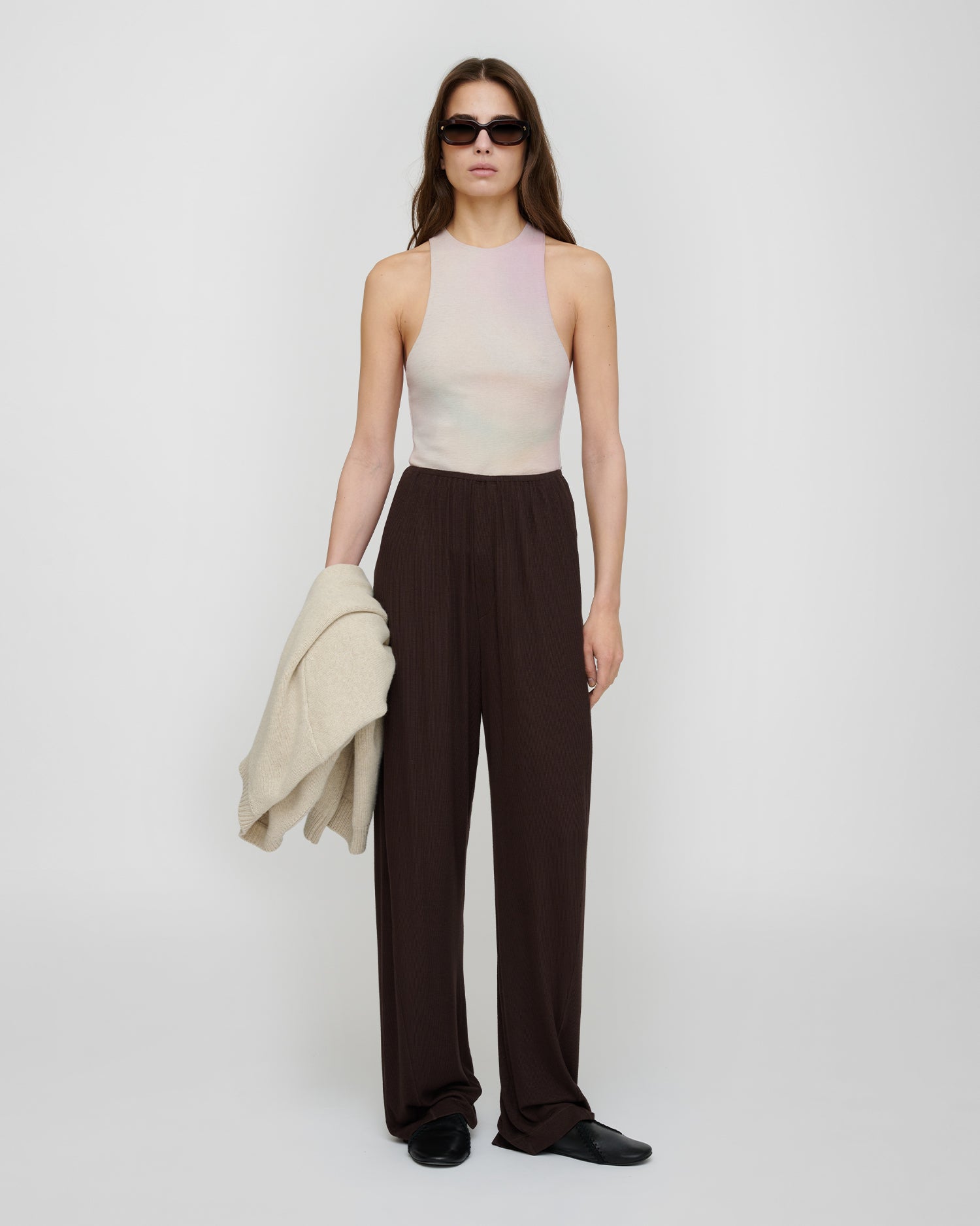 Anila - Mesh Jersey Tank - Sunrise Haze