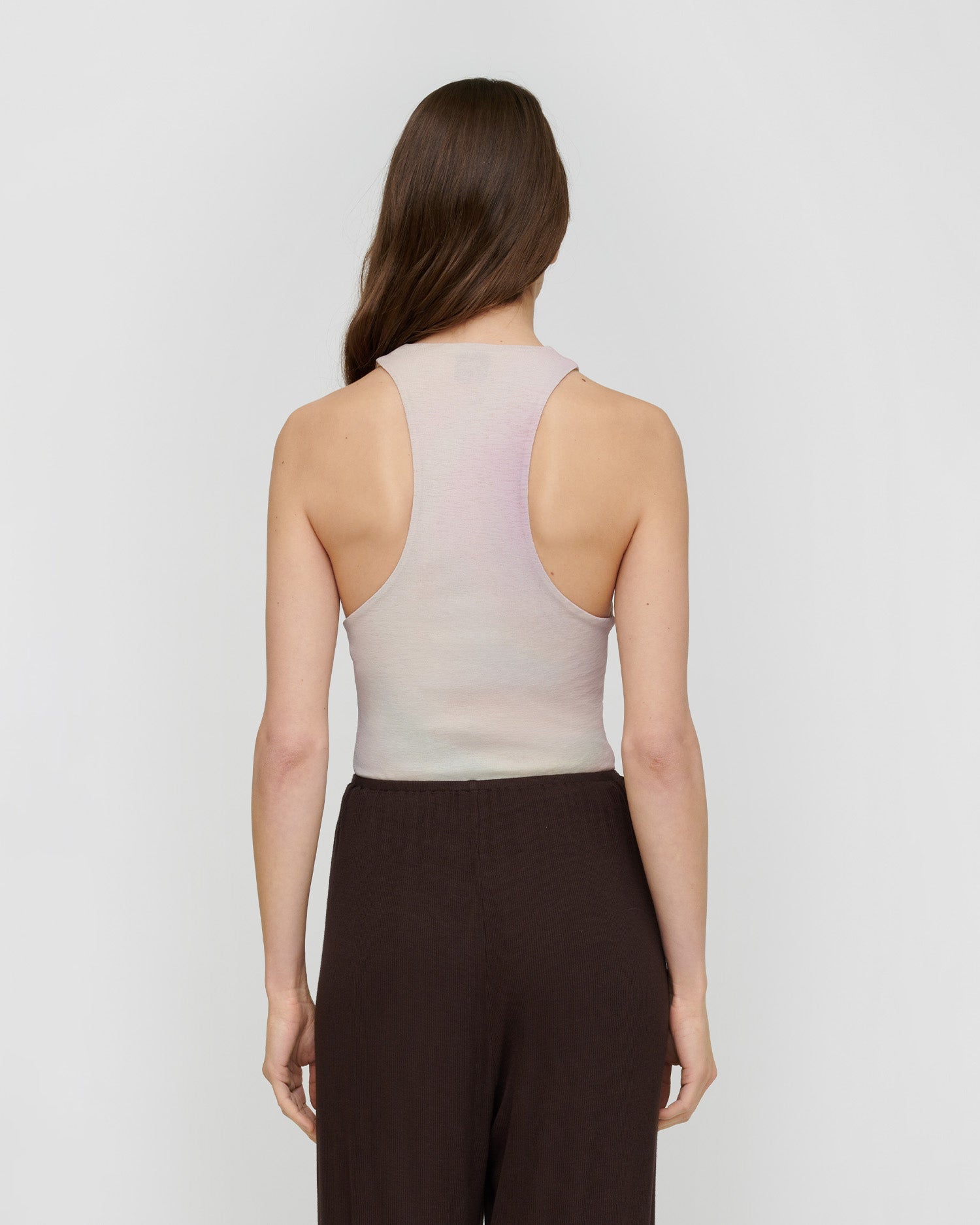 Anila - Mesh Jersey Tank - Sunrise Haze
