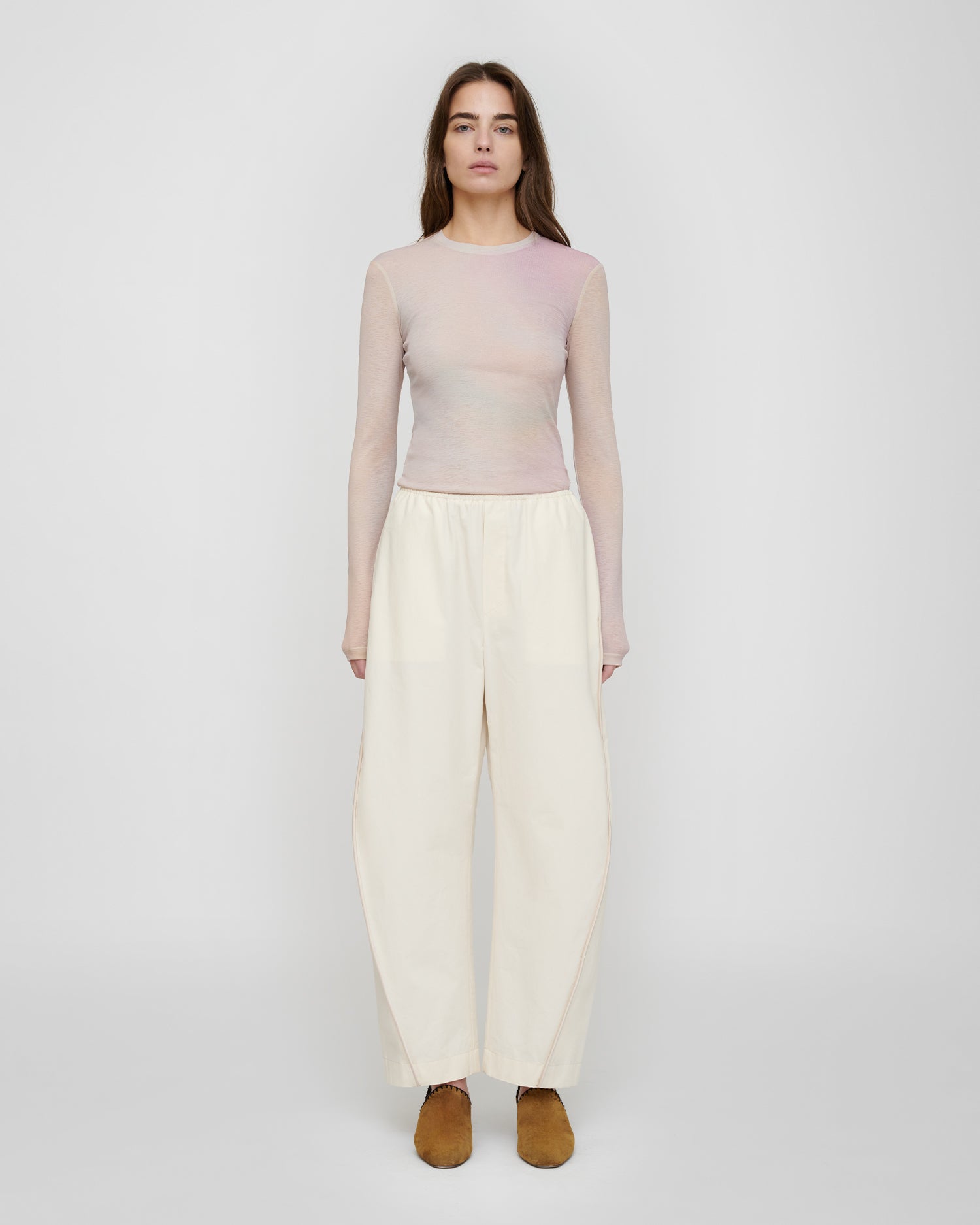 Lymee - Mesh Jersey Top - Sunrise Haze