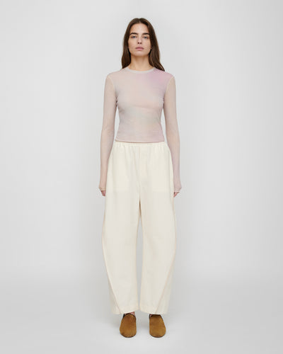 Lymee - Mesh Jersey Top - Sunrise Haze