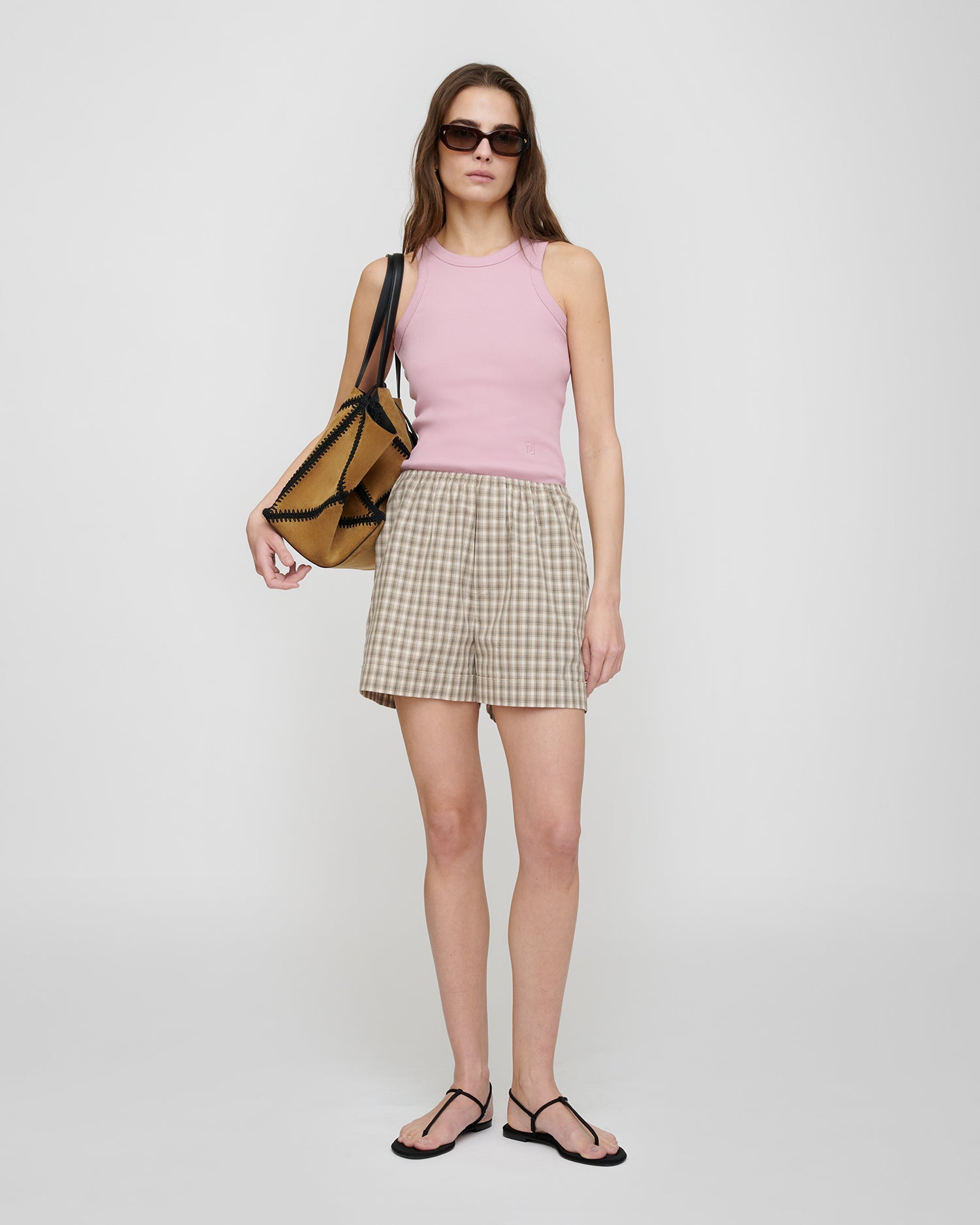 Herve - Rib Jersey Top - Pink