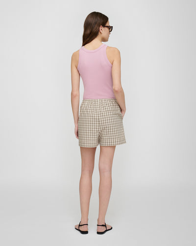 Herve - Rib Jersey Top - Pink