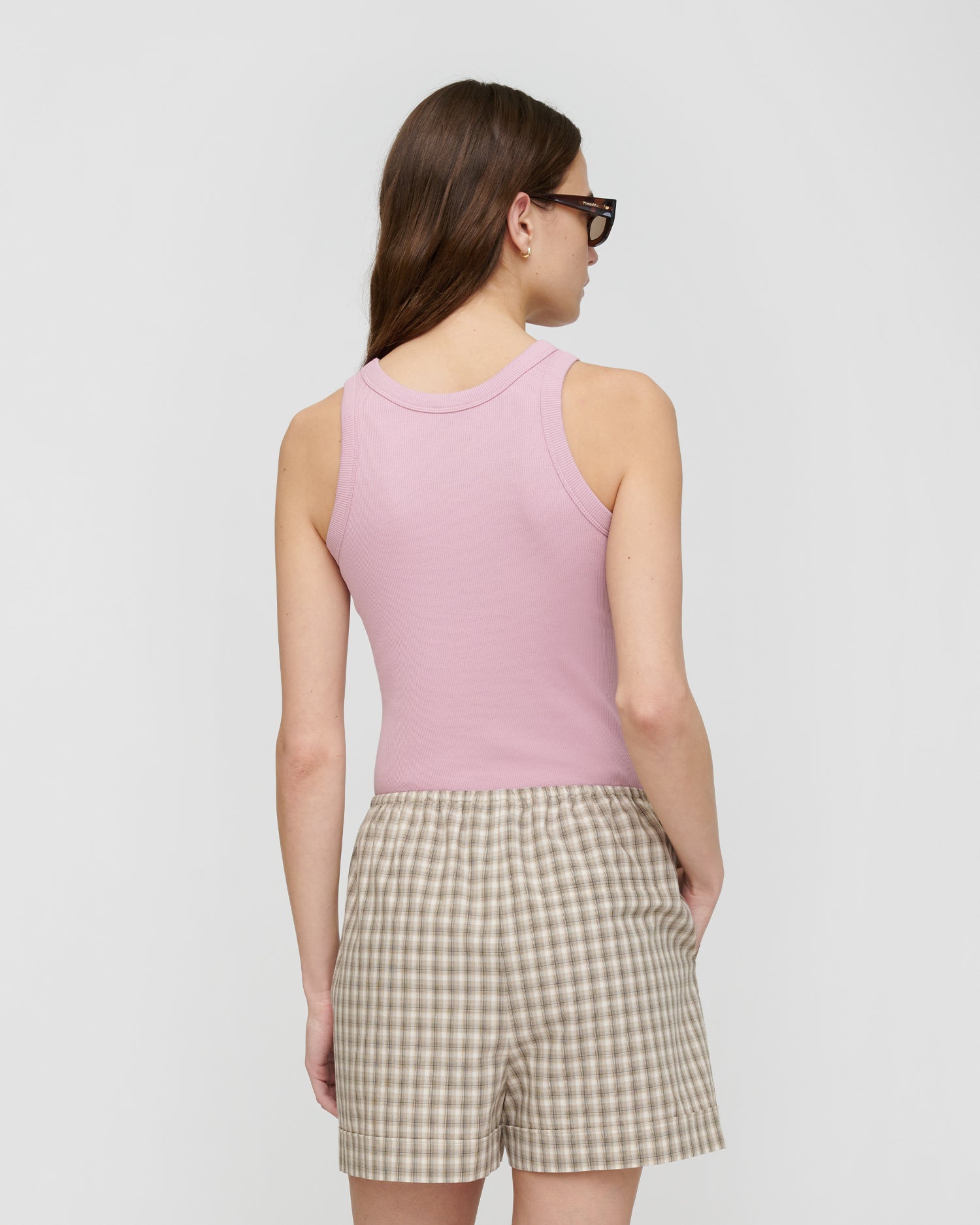 Herve - Rib Jersey Top - Pink