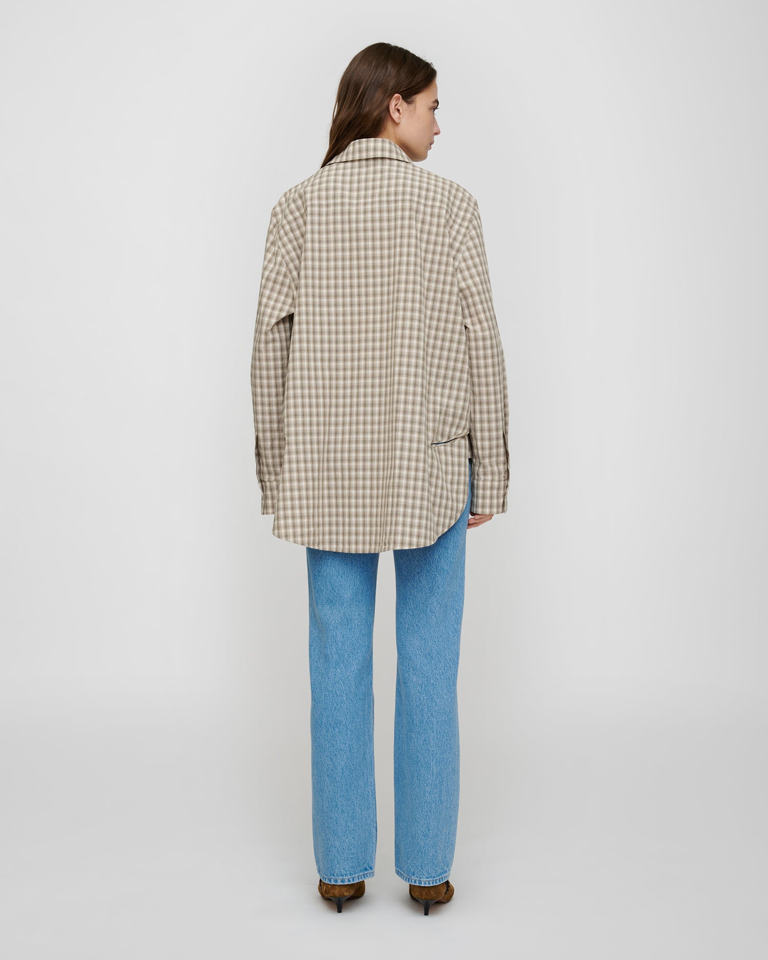 Atzi - Shirt - Creme/Grey