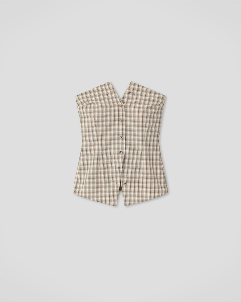 Brites - Shirt - Creme/Grey