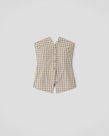 Brites - Checked Shirting Shirt - Creme/Grey