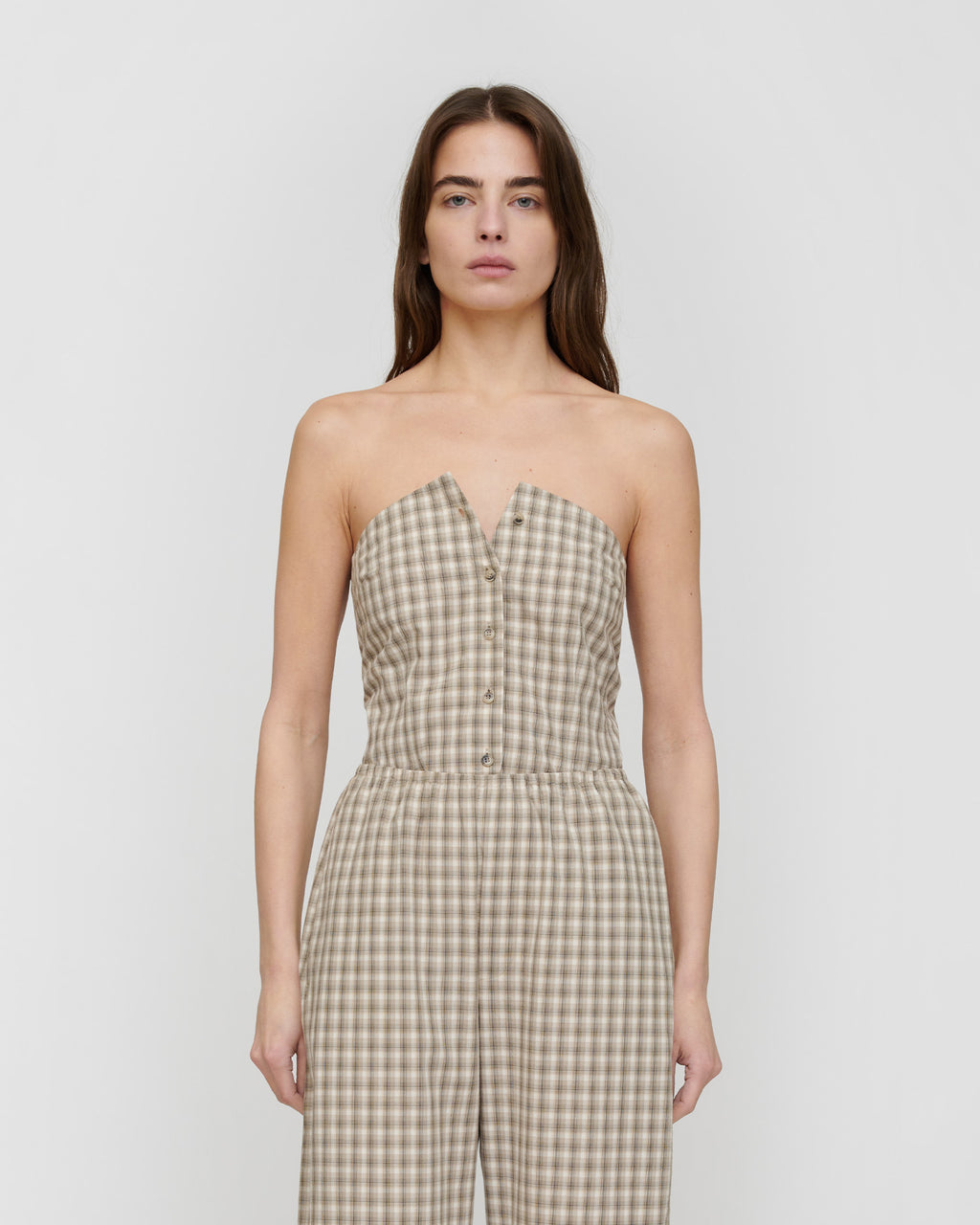 Brites - Shirt - Creme/Grey