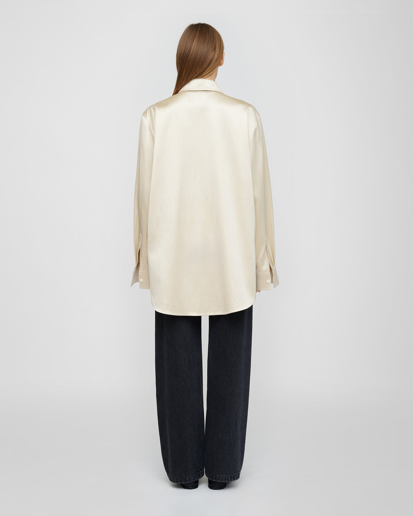 Tanis - Duchess Viscose Shirt - Creme