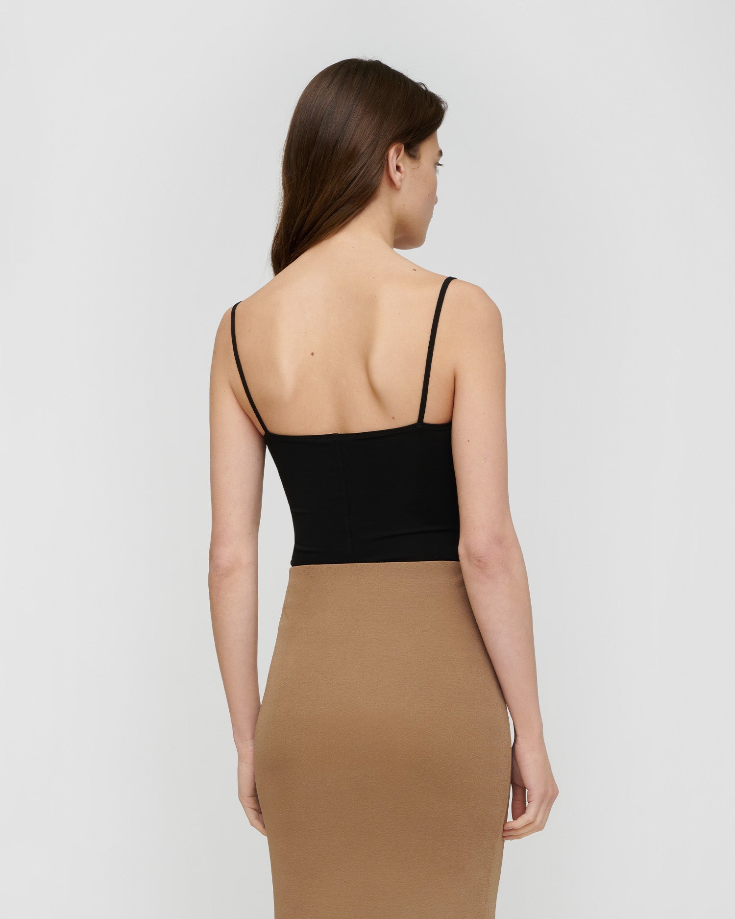 Marinie - Fluid Jersey Top - Black