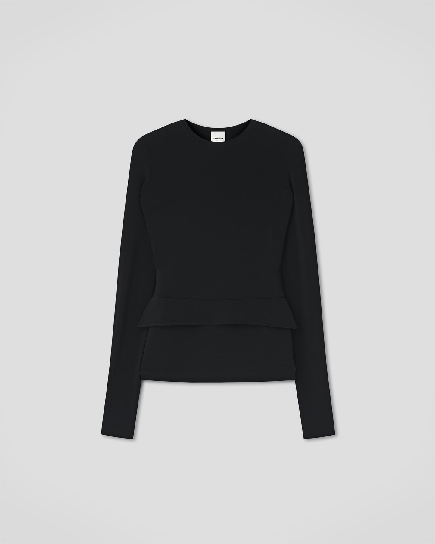 Raveen - Fluid Jersey Top - Black