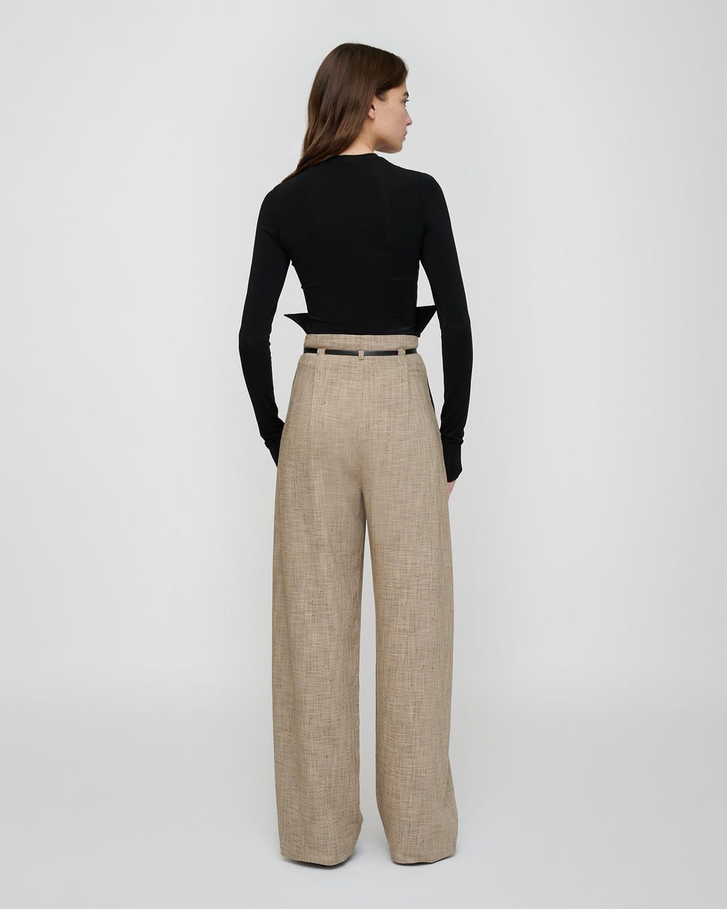 Raveen - Fluid Jersey Top - Black