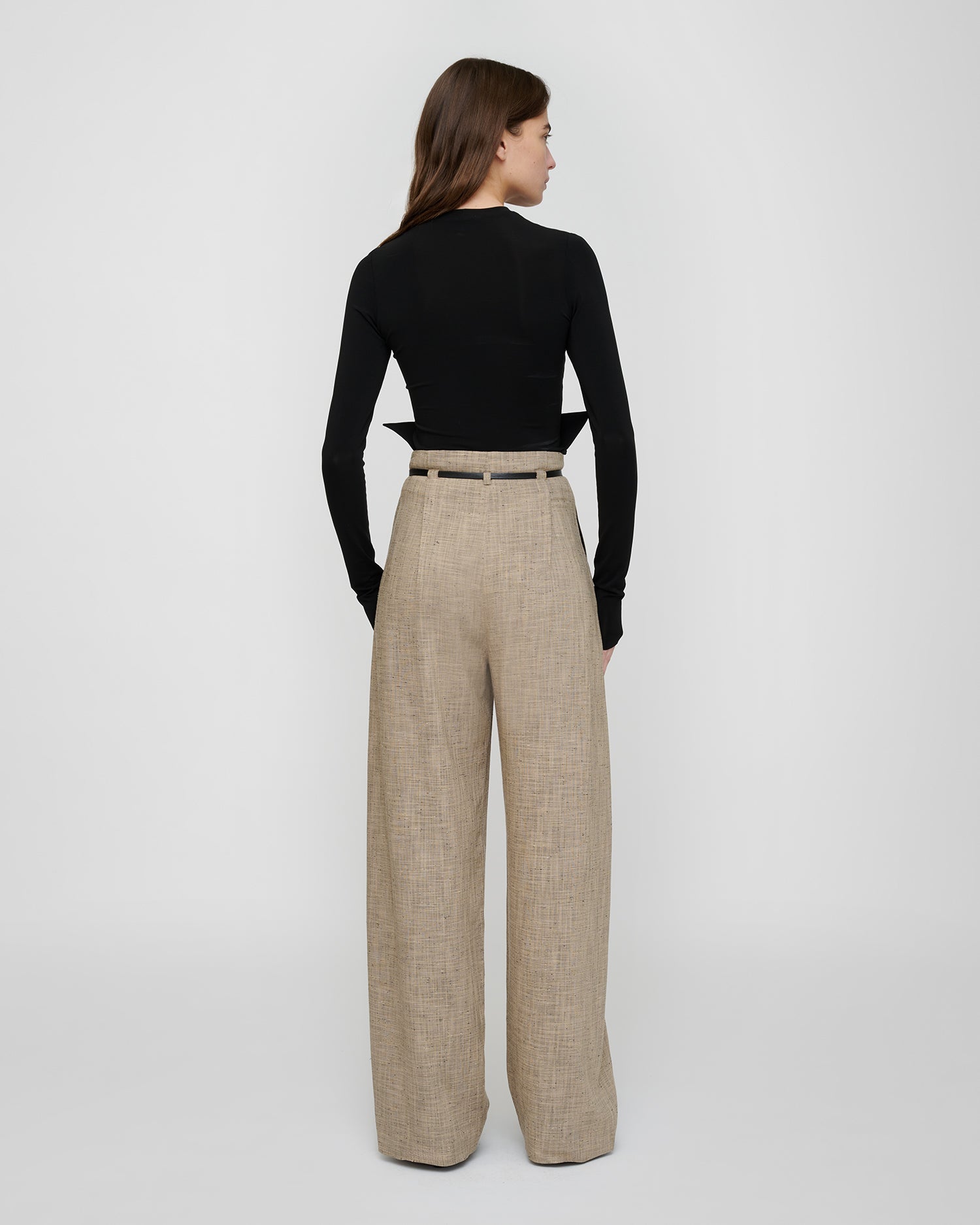 Raveen - Fluid Jersey Top - Black