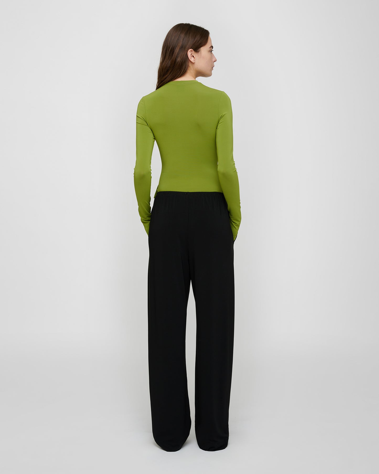 Raveen - Fluid Jersey Top - Green