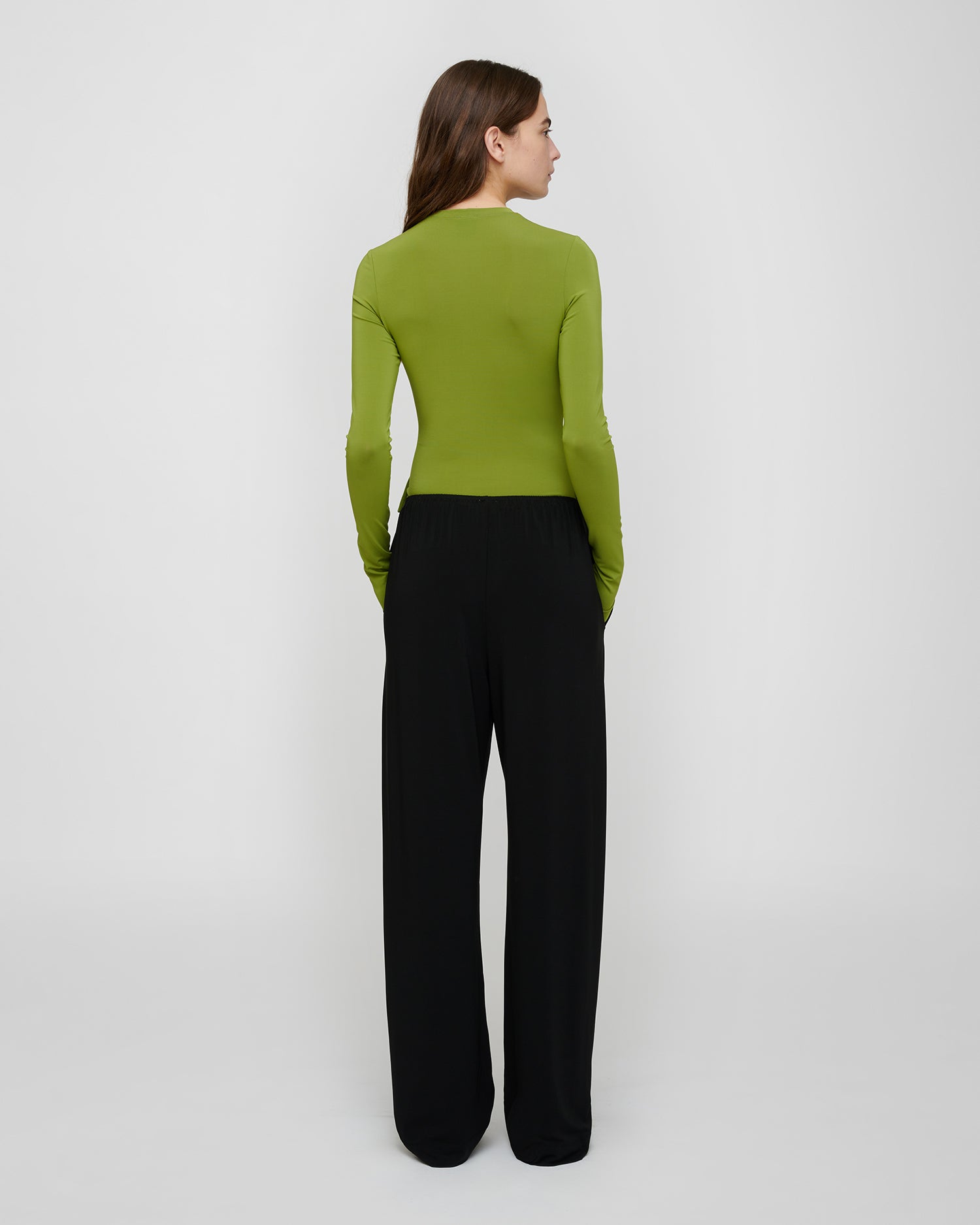 Raveen - Fluid Jersey Top - Green