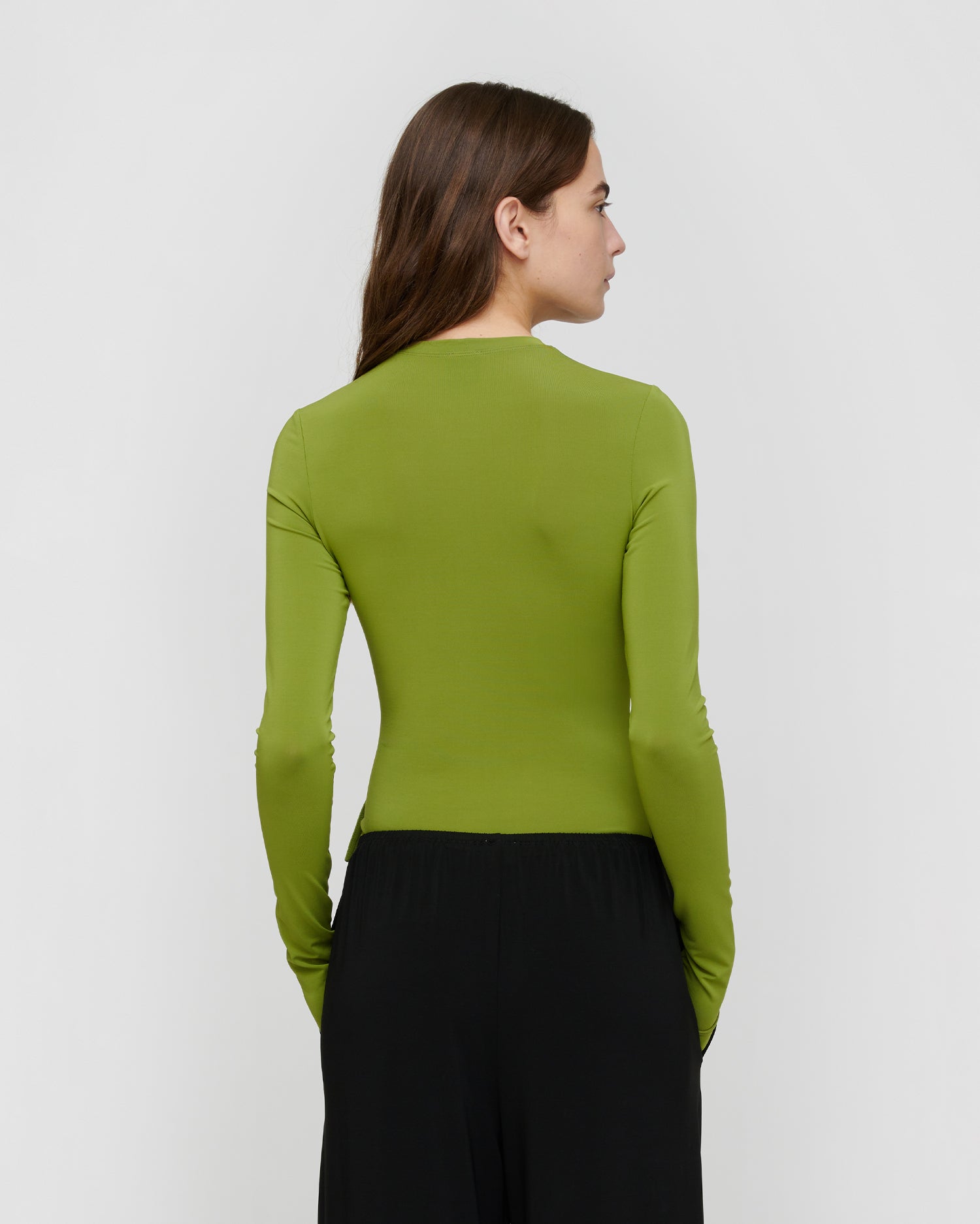 Raveen - Fluid Jersey Top - Green