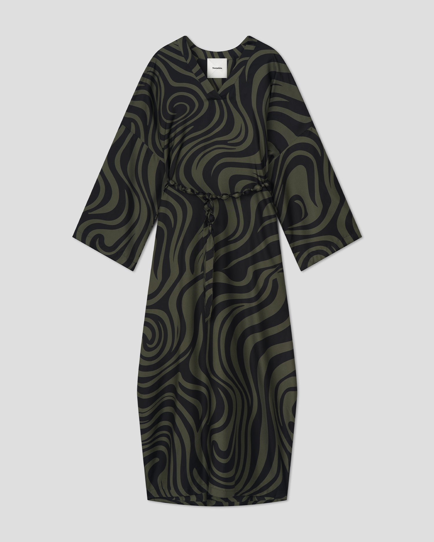 Lyane - Long dress - Midnight Green Swirl - XS/S Lyane - Long dress - Midnight Green Swirl - XS/S