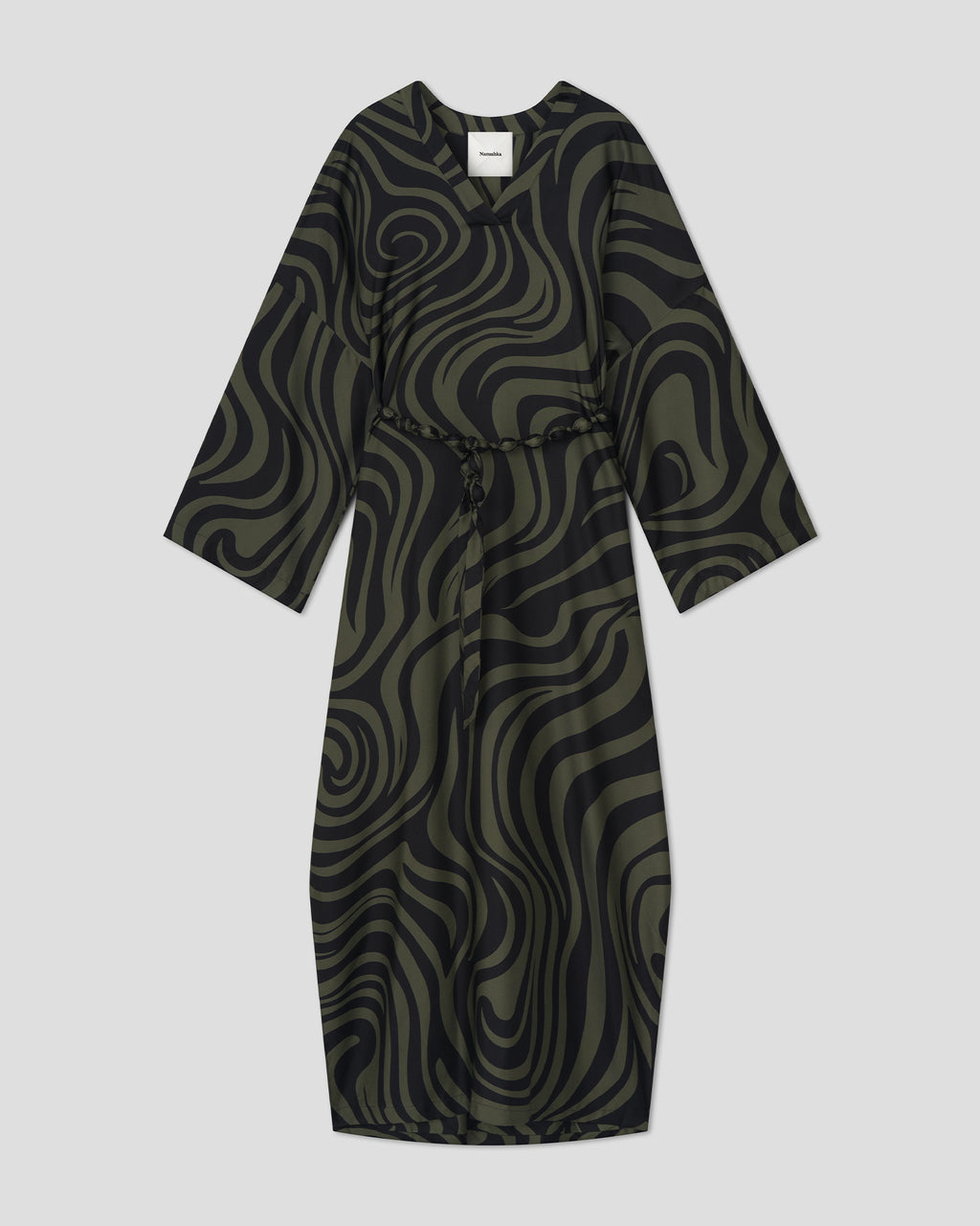 Lyane - Long dress - Midnight Green Swirl