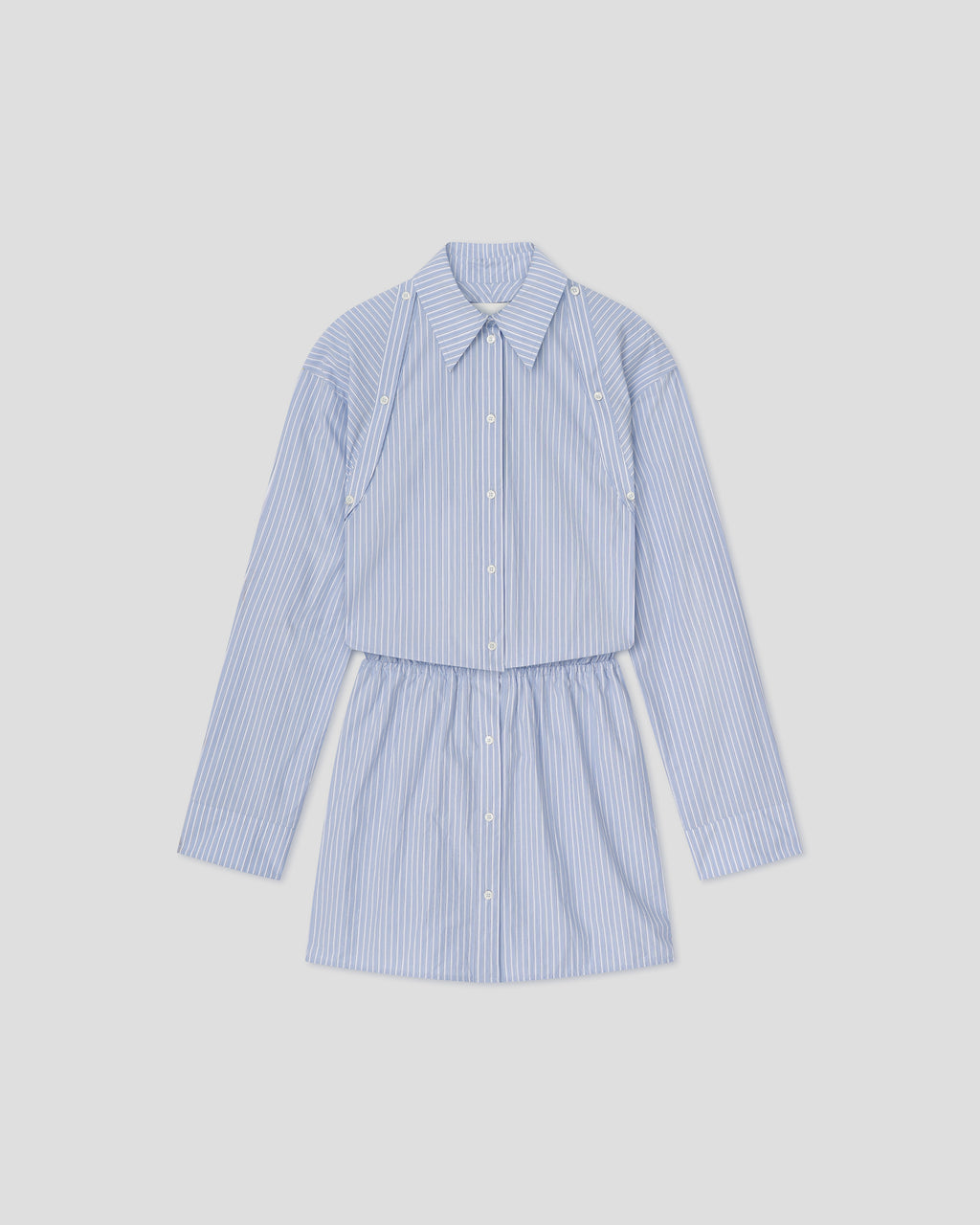 Odran - Shirt dress - Blue/White/Navy