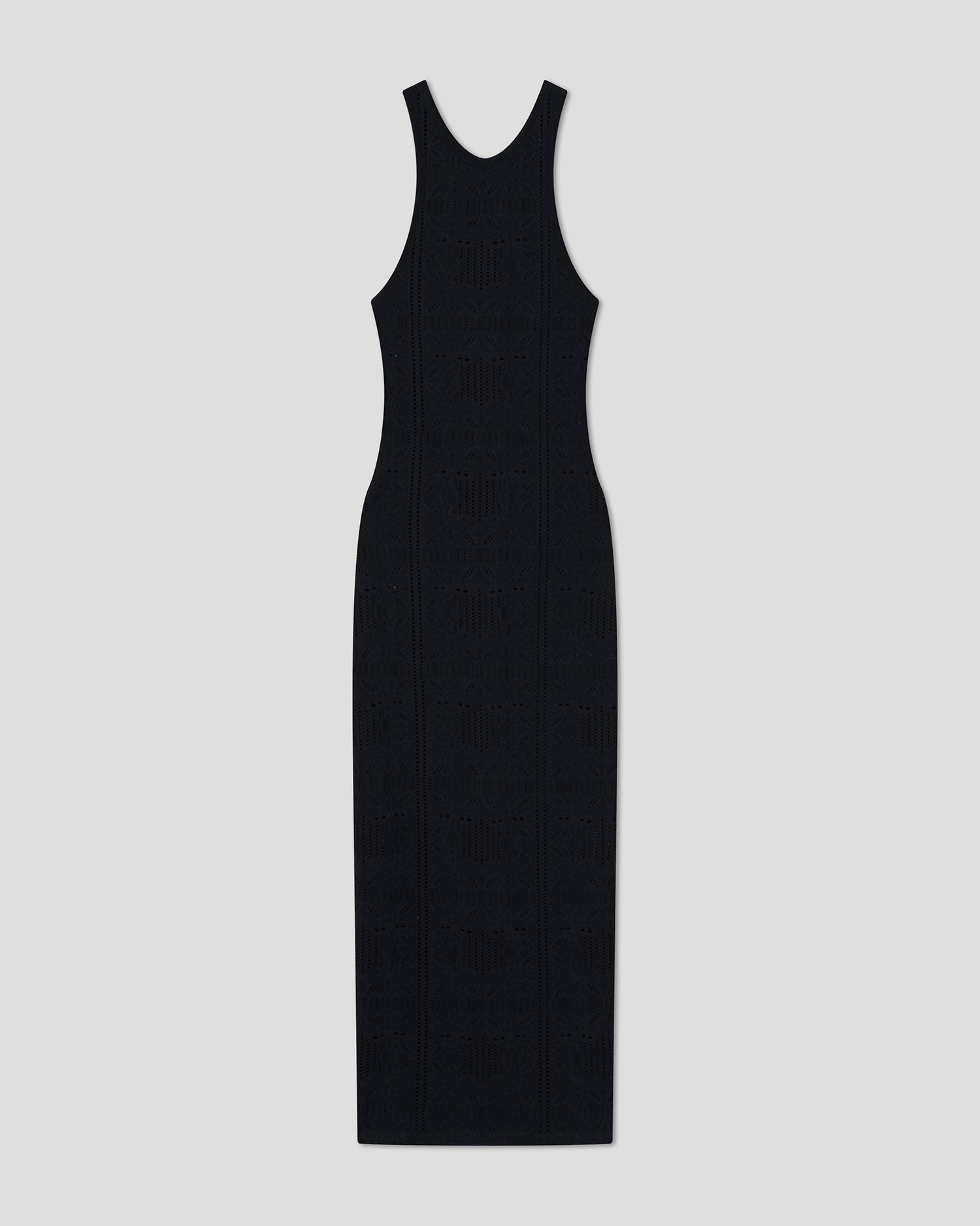 black tank dress maxi Ainhoa - - High Neck Maxi Tank Backless Dress Images Of Size:us-20w puff sleeve dress