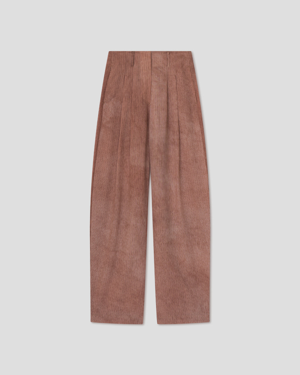 Hettie - Barrel leg pants - Terracotta