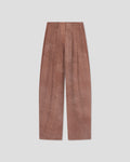 Hettie - Barrel leg pants - Terracotta