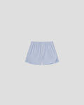 Gobnat - Stripe Shirting Boxer Shorts - Blue/White/Navy