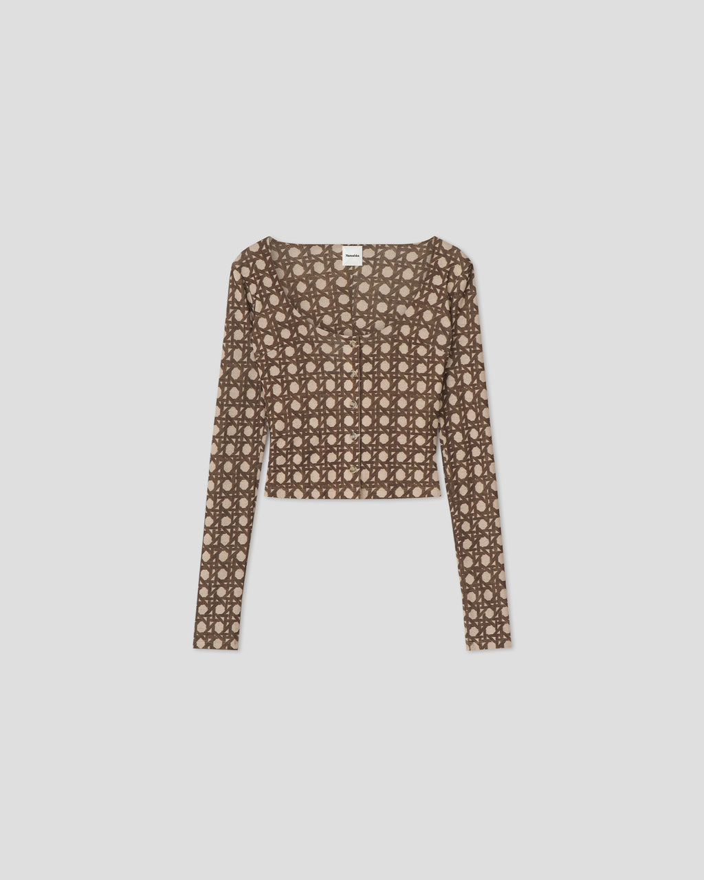 Patli - Cropped cardigan - Rattan Polka