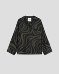 Tinsley - Relaxed shirt - Midnight Green Swirl