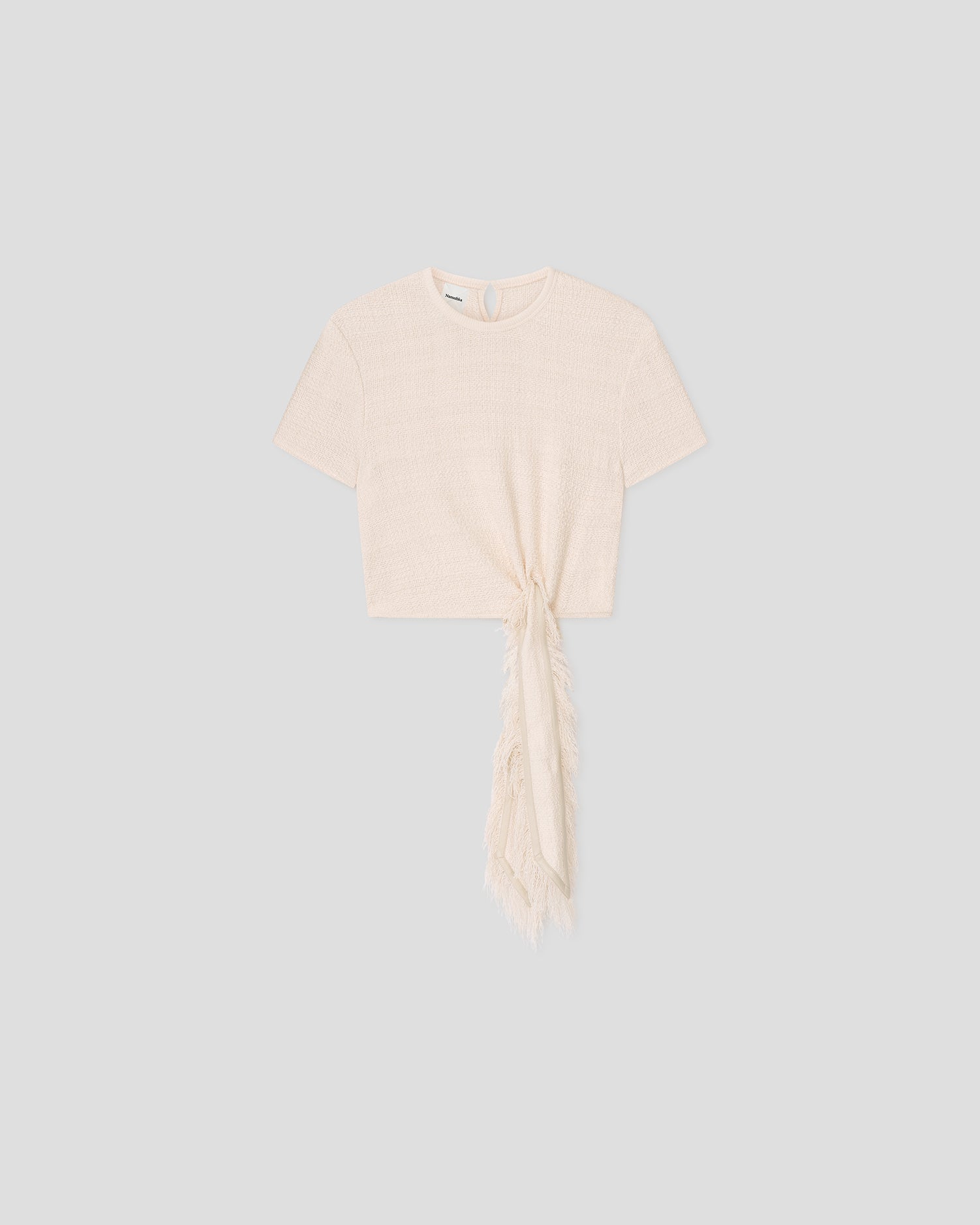 Mariel - Baby tee - Ivory – Nanushka