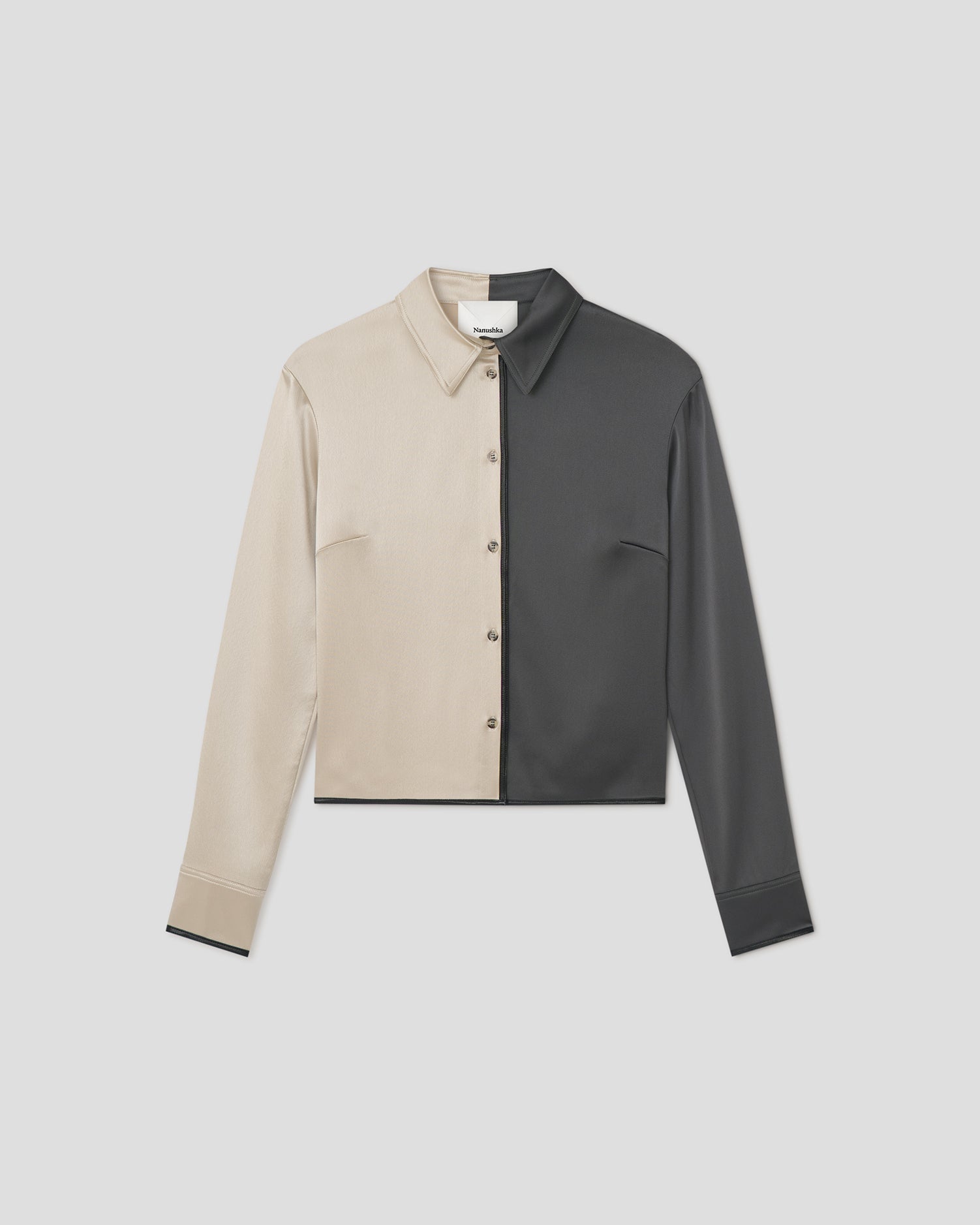 Abria - Color block shirt