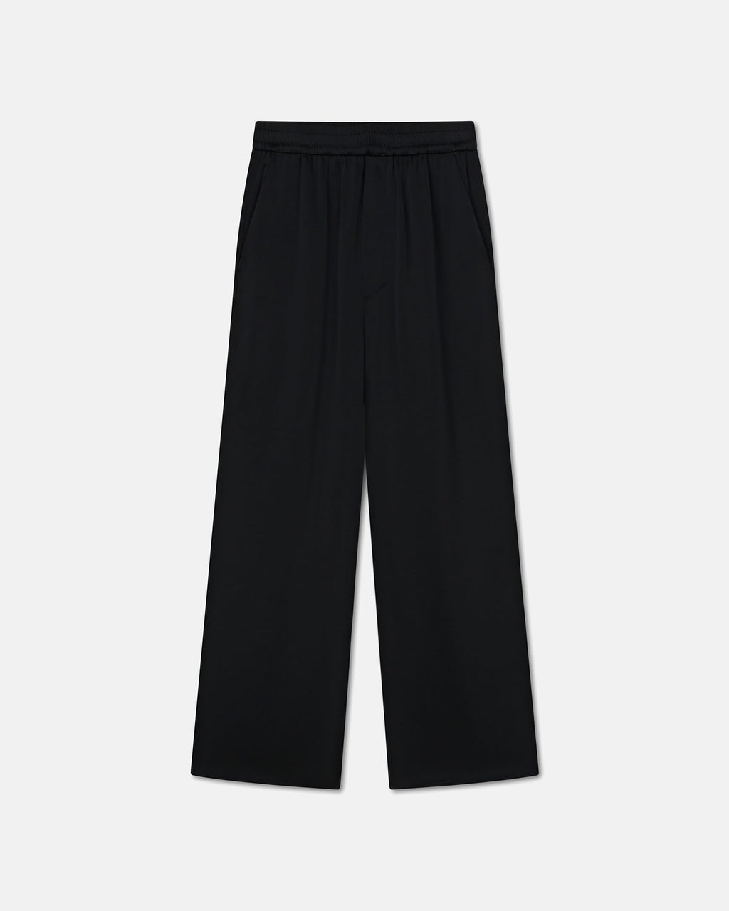 Odessa - Slip Satin Pants - Black