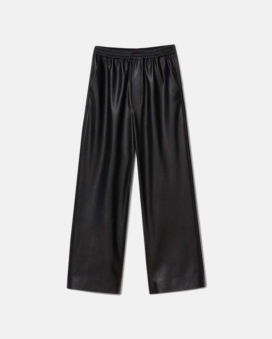 Odessa - Okobor™ Alt-Leather Pants - Black