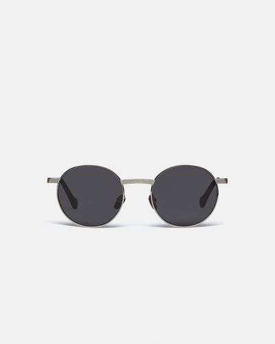 Pola - Metal Round-Frame Sunglasses - Silver