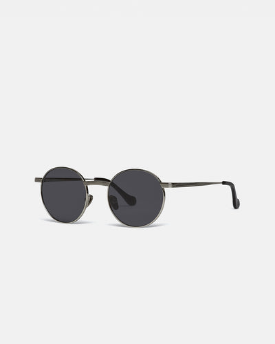 Pola - Metal Round-Frame Sunglasses - Silver