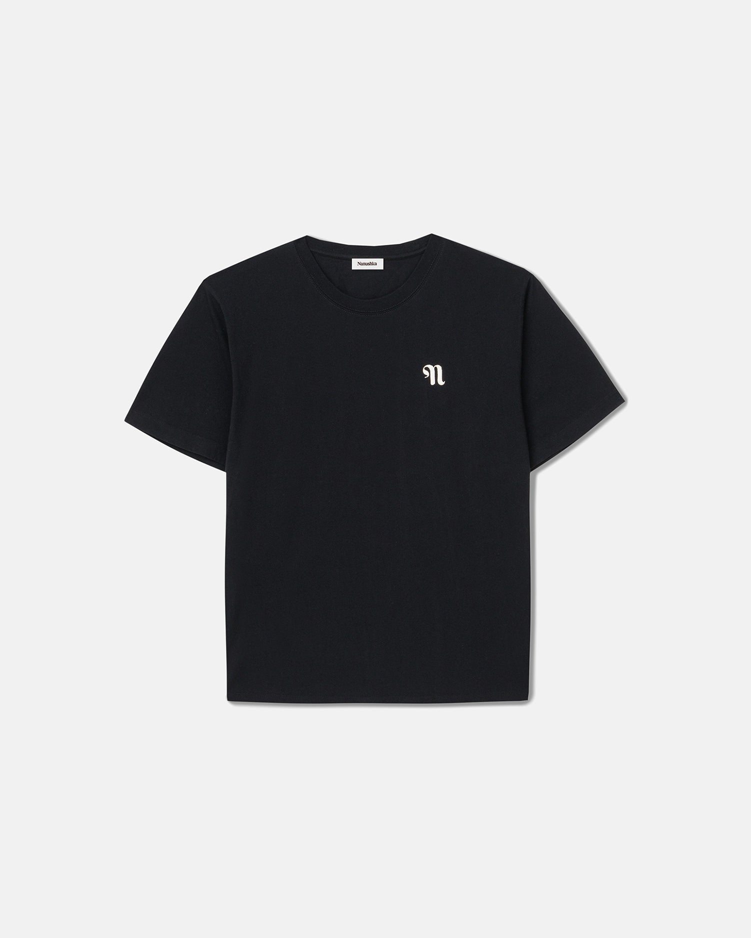 Reece - Organically Grown Cotton T-Shirt - Black – Nanushka
