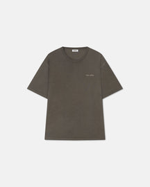 Reece - Organically Grown Cotton T-Shirt - Asphalt
