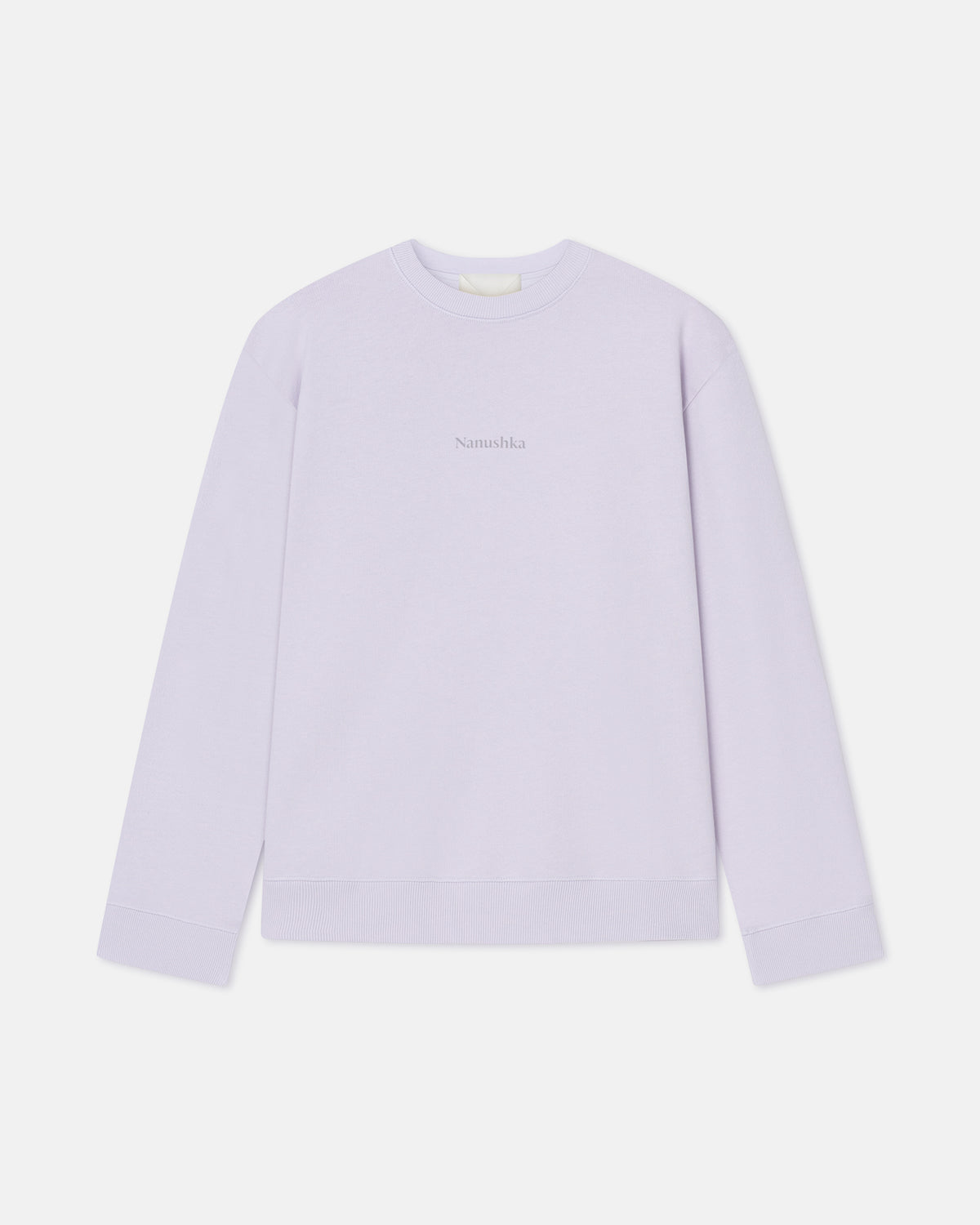 Remy Printed Cotton Fleece Sweatshirt Lilac Black Books