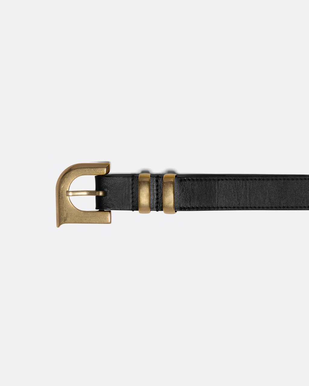 Ryker - Monogram belt - Black
