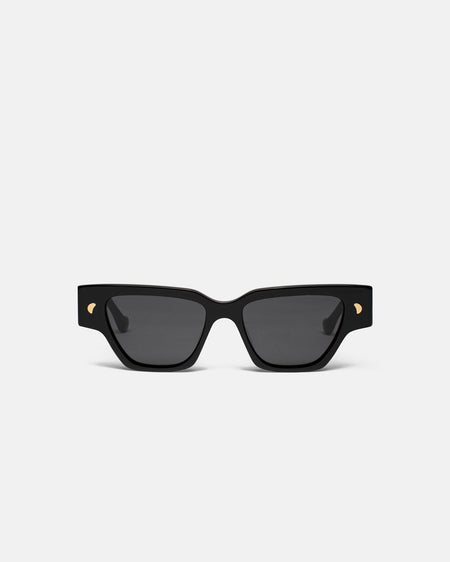 Sazzo - D-Frame Sunglasses - GreyBlack