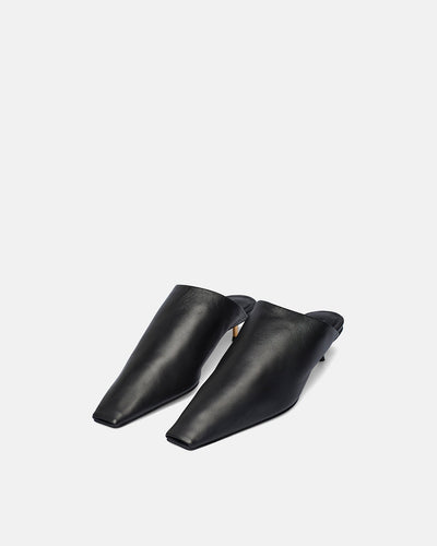 Shakka - Nappa Mules - Black