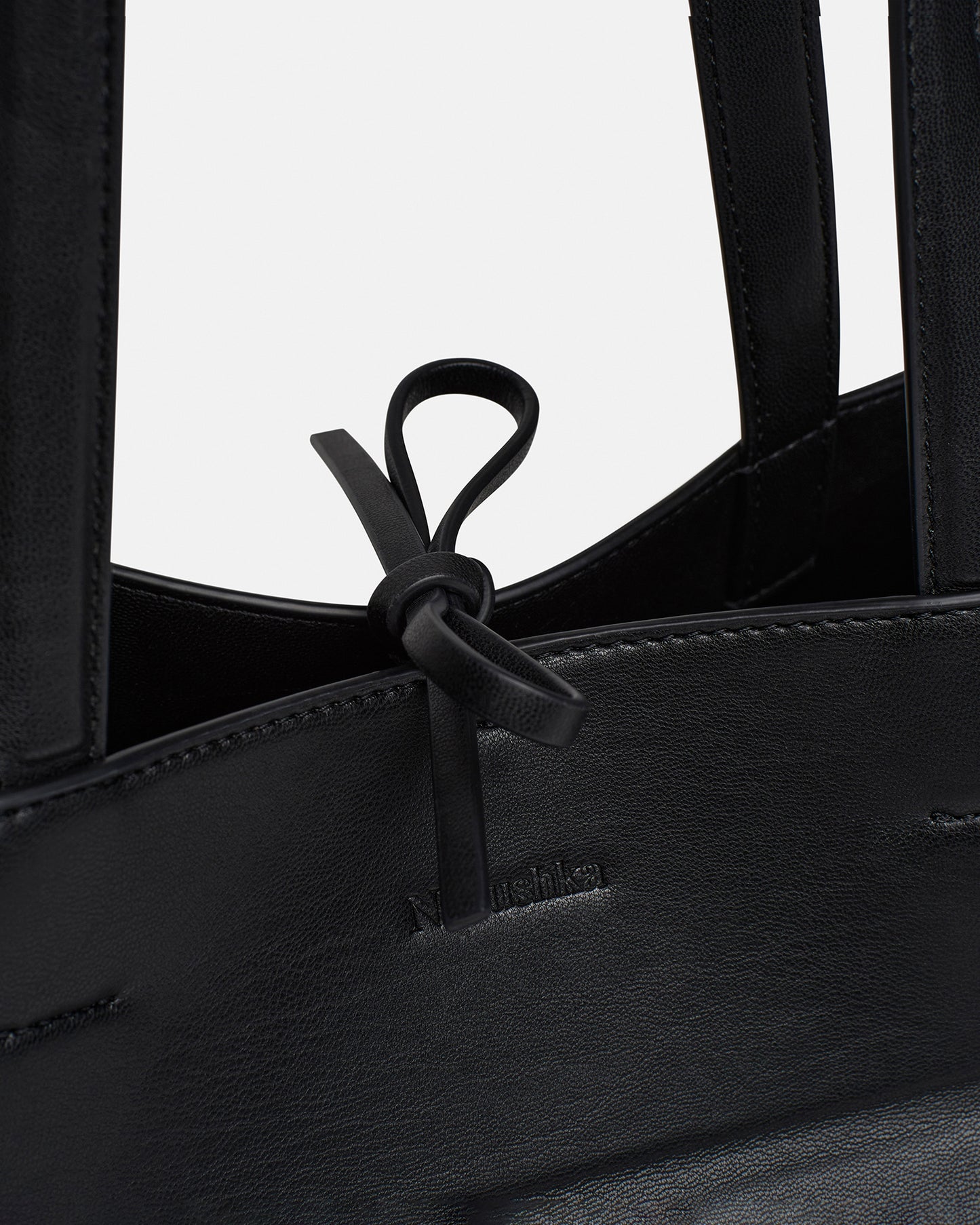 The Origami Bag - Alt-Nappa Bag - Black