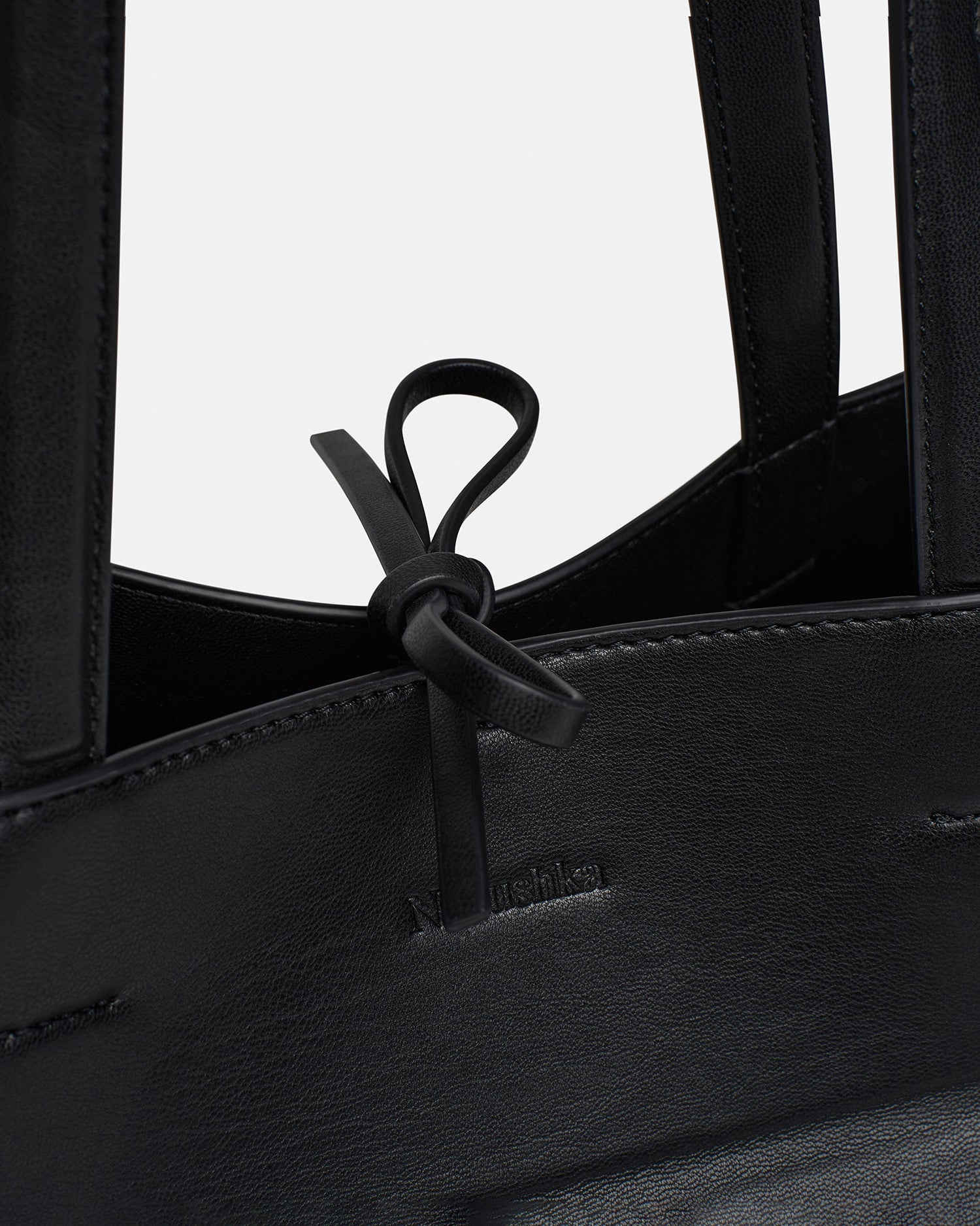The Origami Bag - Alt-Nappa Bag - Black