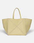 Origami Tote Large - Alt-Nappa crochet tote - Moonbeam/Crème