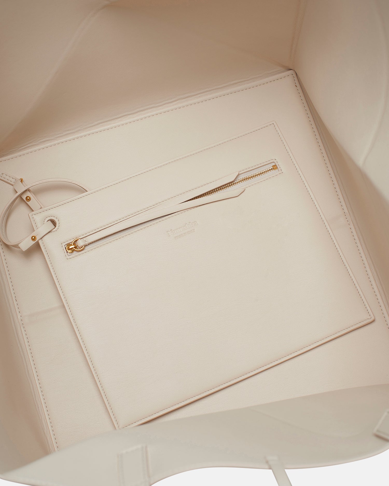 Origami Tote Large - Alt-Nappa Tote - Off White