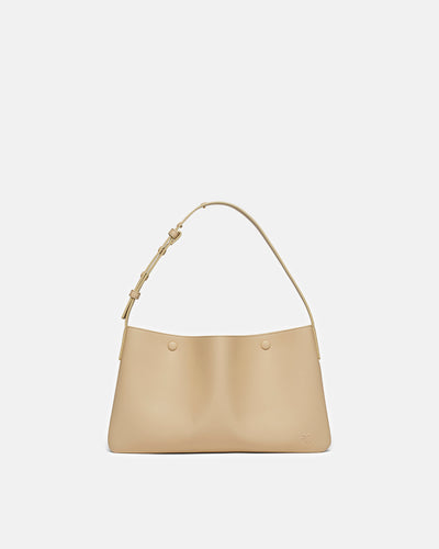 The Square Bag - Alt-Nappa Bag - Almond