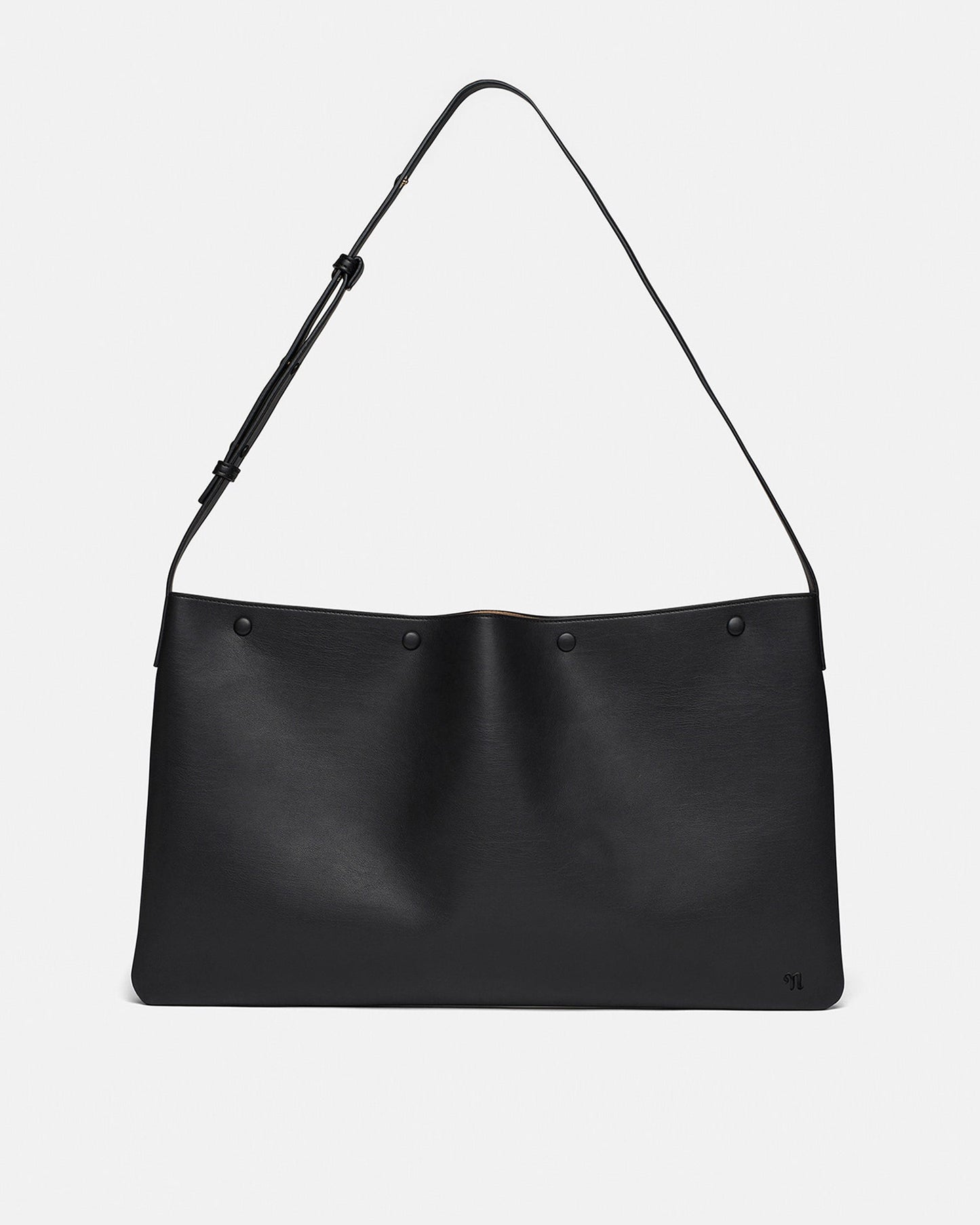 The Square Bag Oversized - Alt-Nappa Bag - Black